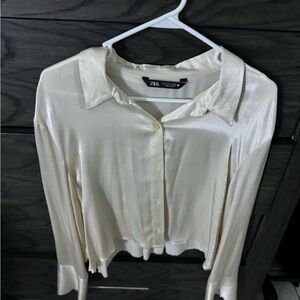 Zara silk top